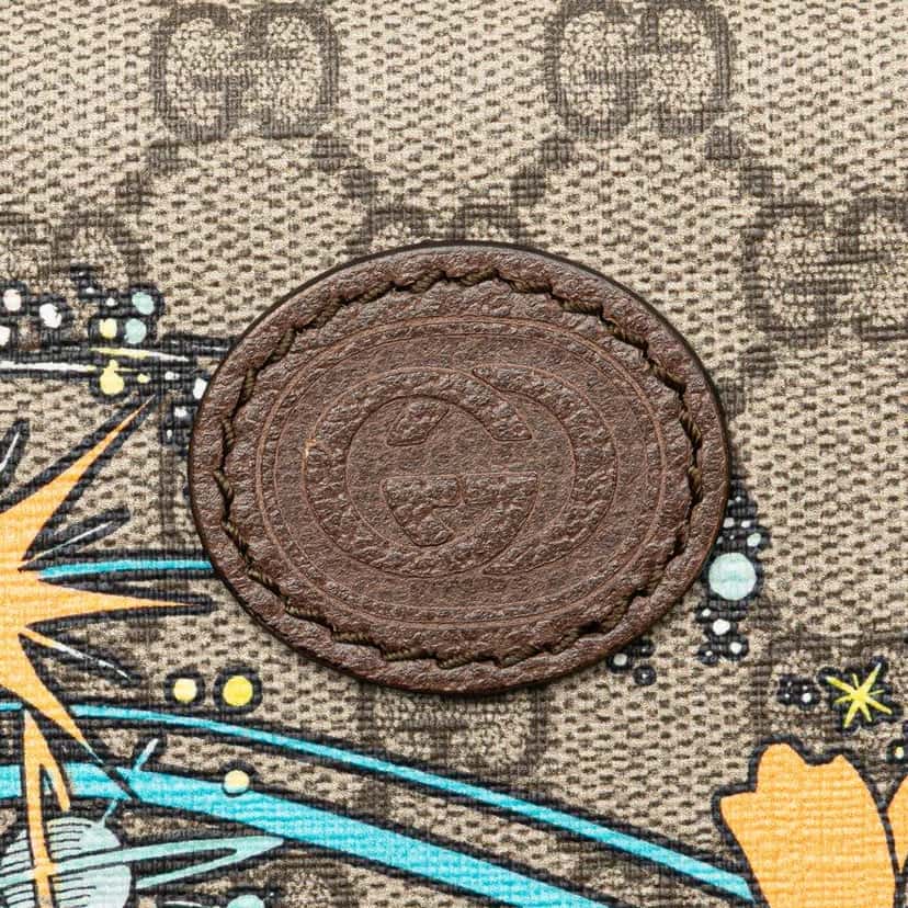 Gucci Disney GG Supreme Donald Duck Savoy Vanity Case Brown Canvas Good condition - Box View