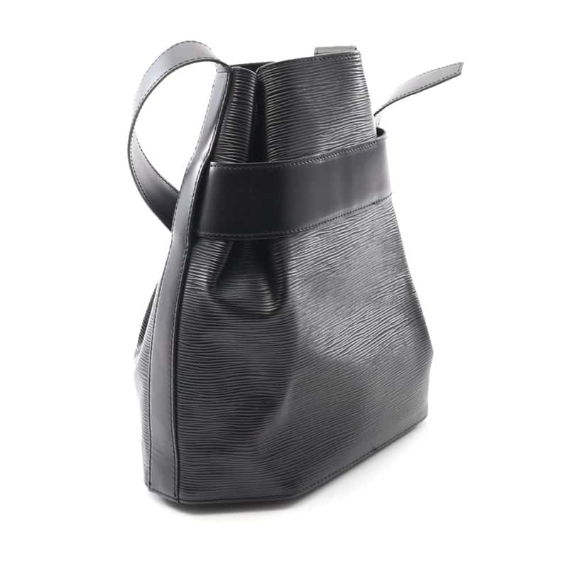 Louis Vuitton Epi Sac D Epaule PM Black Leather Good condition - Back View