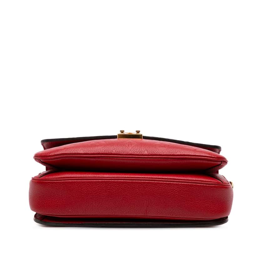Louis Vuitton Monogram Empreinte Pochette Metis Red Leather Good condition - Inside View