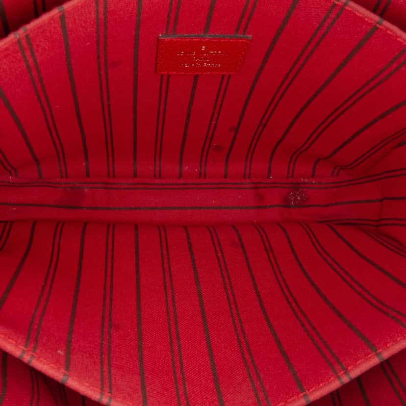 Louis Vuitton Monogram Empreinte Pochette Metis Red Leather Good condition - Box View