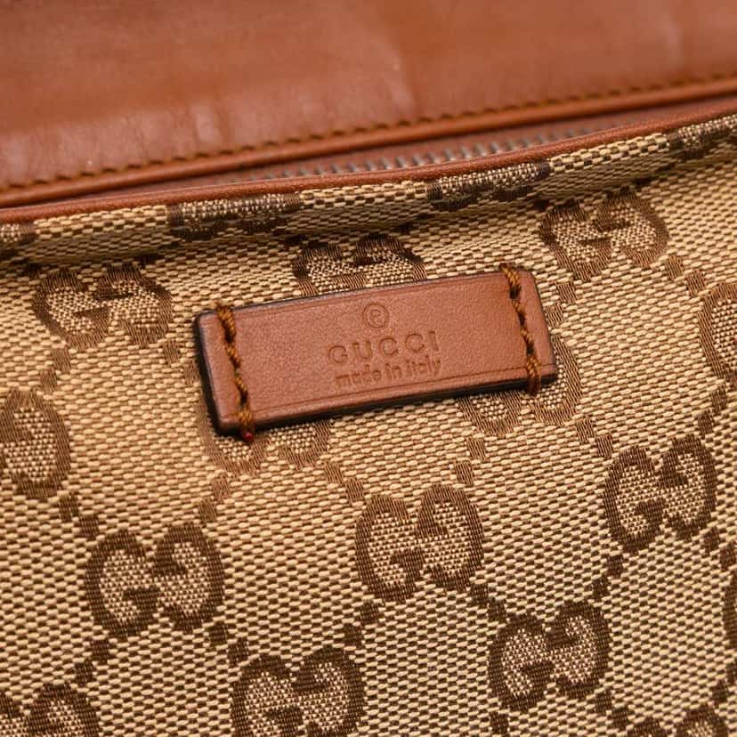 Gucci GG Canvas Tote Brown Canvas Good condition - Box View