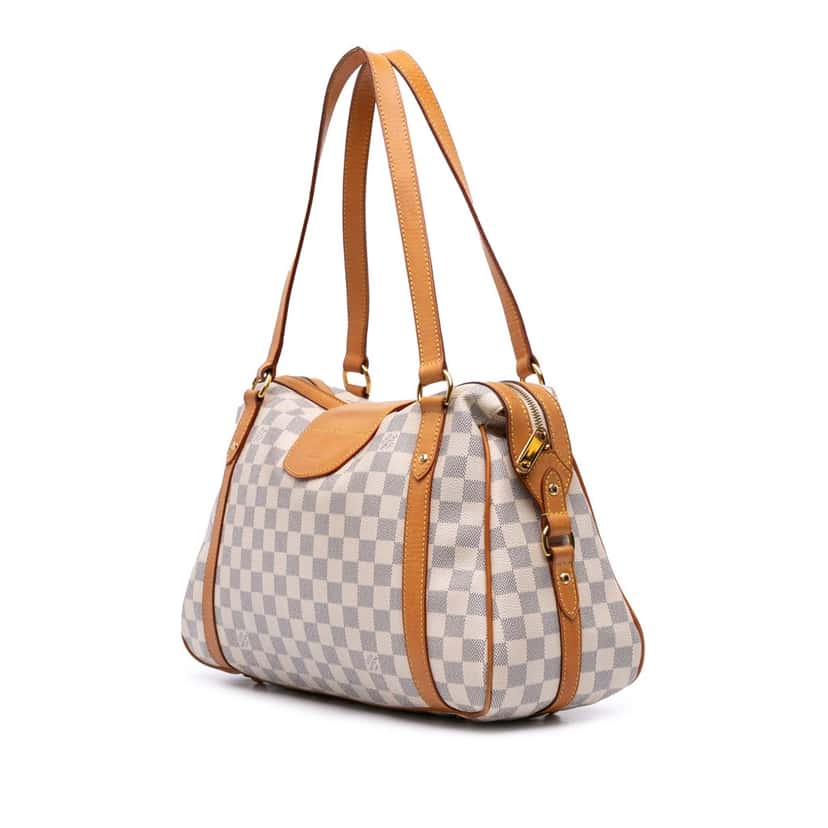 Louis Vuitton Damier Azur Stresa PM White Canvas Good condition - Back View