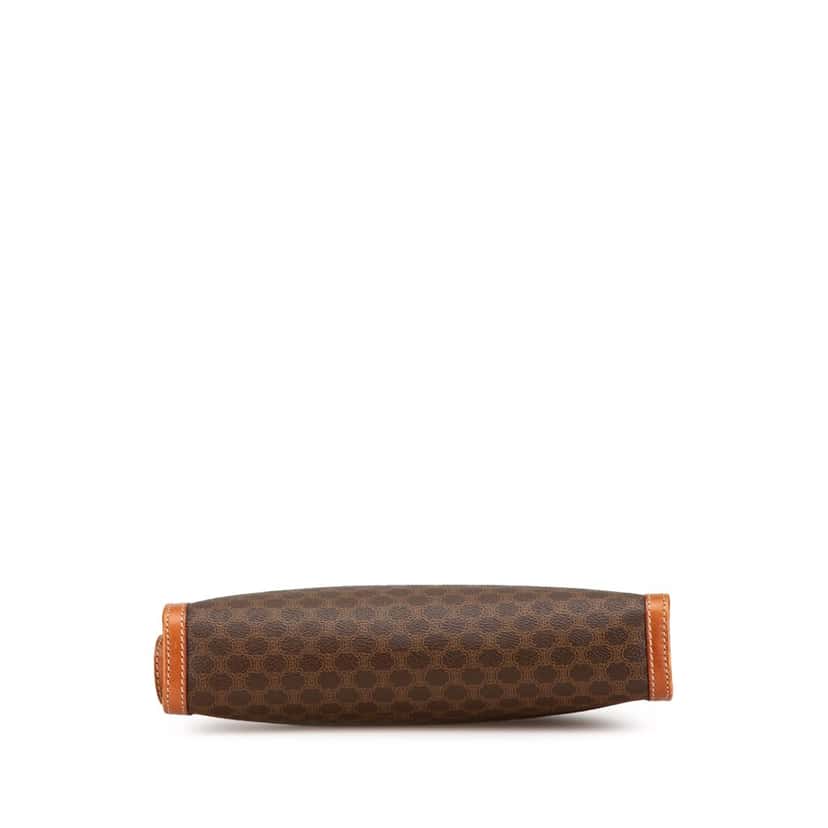 Celine Macadam Coated Canvas Clutch Brown Canvas Fair condition - Inside View