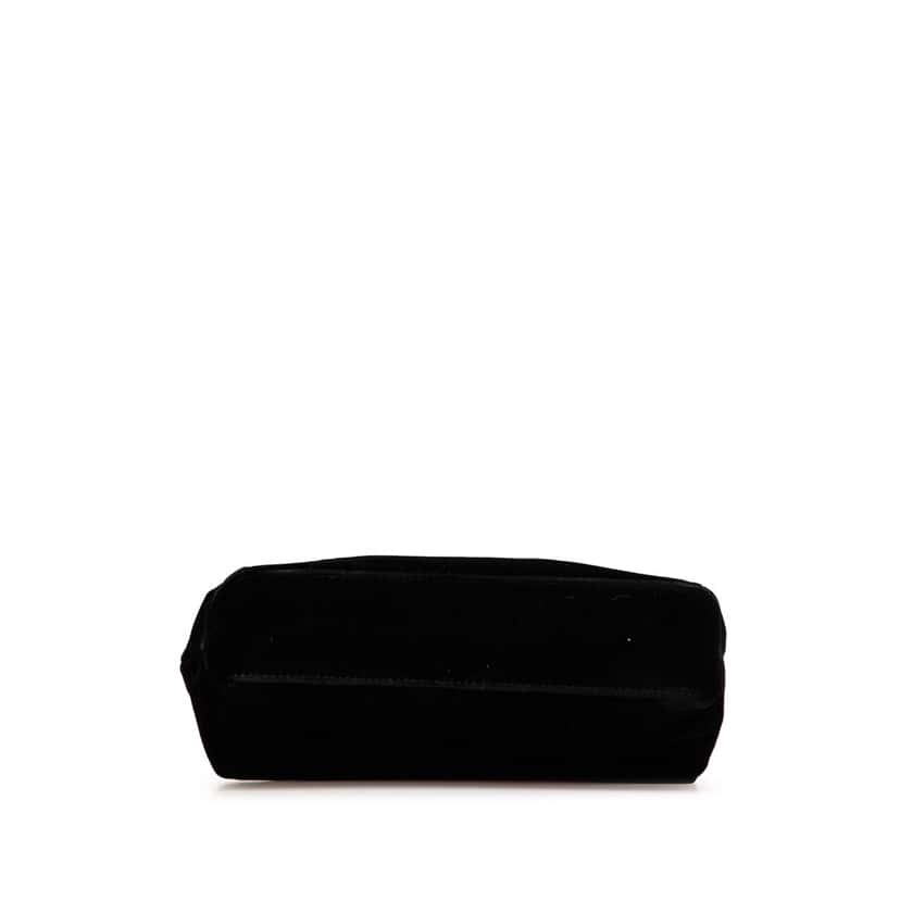Fendi Velvet Shoulder Bag Black Velvet Good condition - Inside View