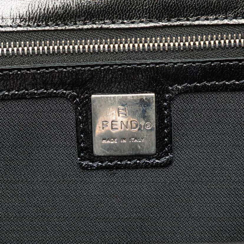 Fendi Velvet Shoulder Bag Black Velvet Good condition - Box View