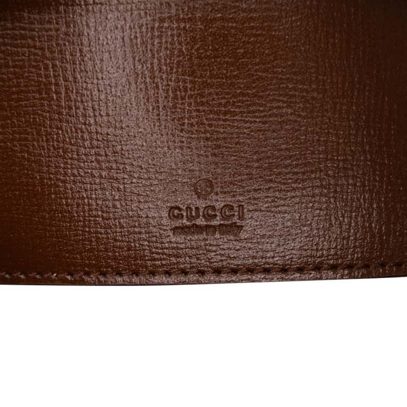 Gucci Mini GG Supreme Jackie 1961 Crossbody Brown Canvas Good condition - Box View