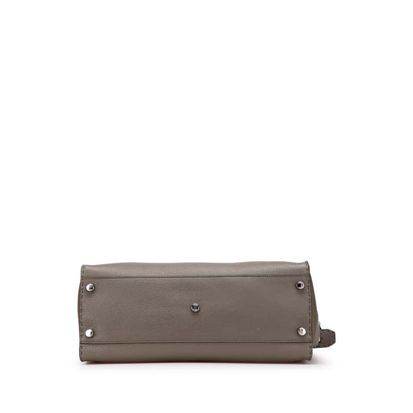 Fendi Large Selleria Peekaboo Iconic Satchel Brown Leather Good condition - Inside View