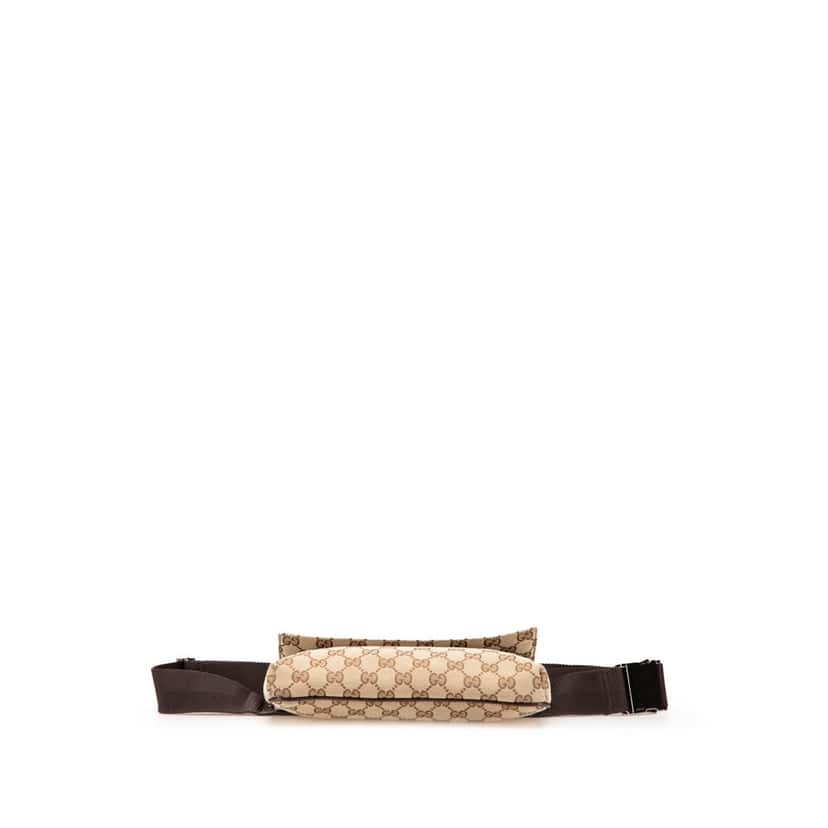Gucci GG Canvas Belt Bag Brown Canvas Good condition - Inside View