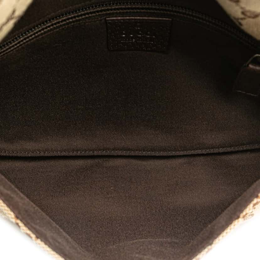 Gucci GG Canvas Belt Bag Brown Canvas Good condition - Model View