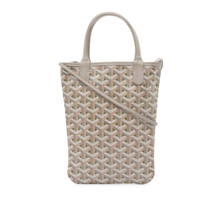 Goyard Goyardine Poitiers Claire Voie Grey Canvas Good condition - Front View