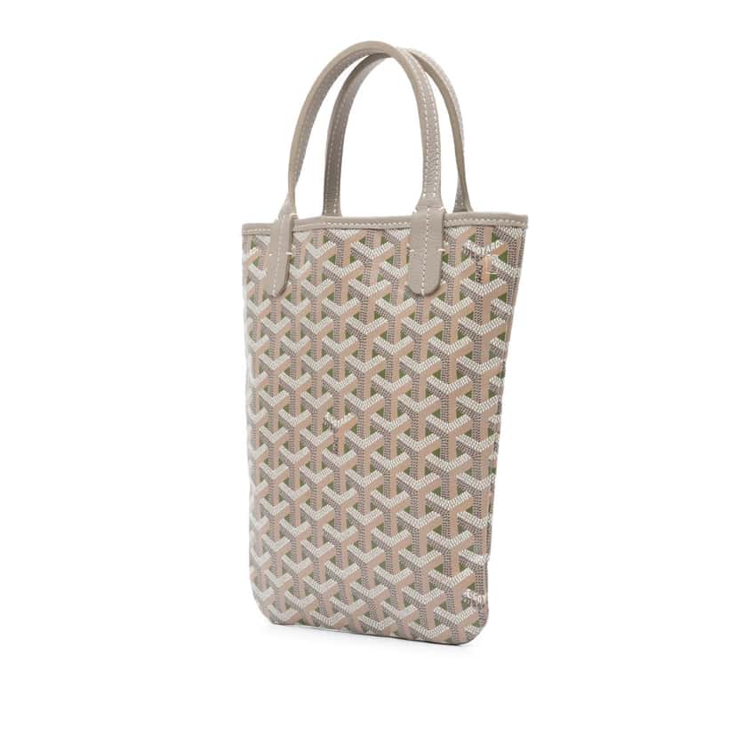 Goyard Goyardine Poitiers Claire Voie Grey Canvas Good condition - Back View