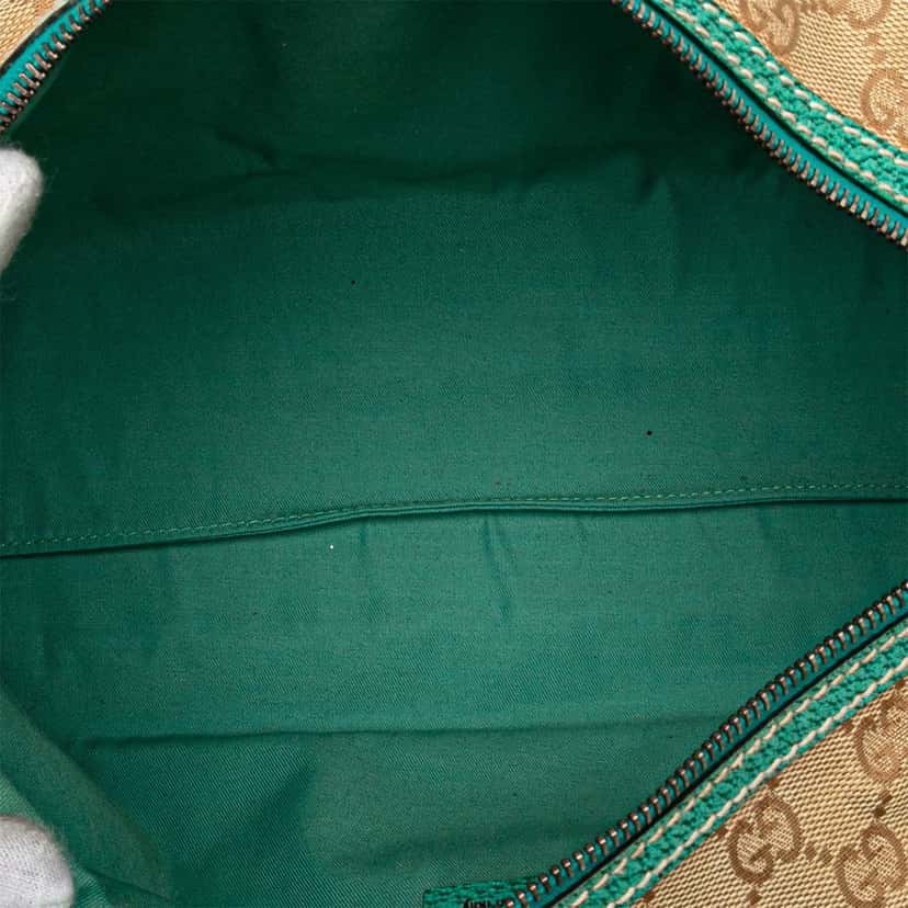 Gucci GG Canvas Boston Bag Brown Canvas Good condition - Model View