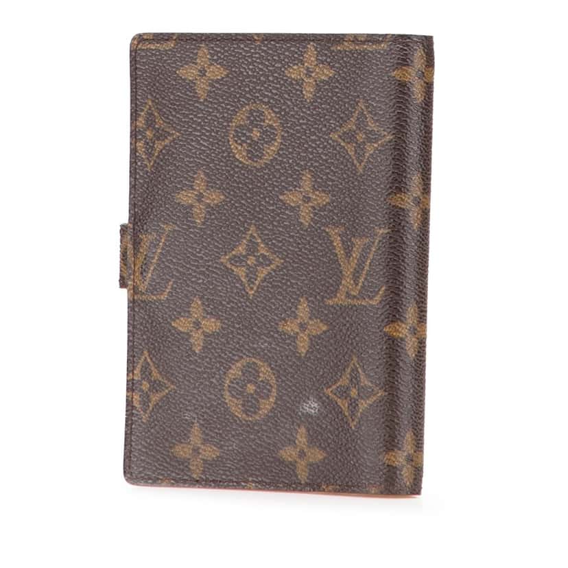 Louis Vuitton Monogram Agenda PM Brown Canvas Good condition - Back View