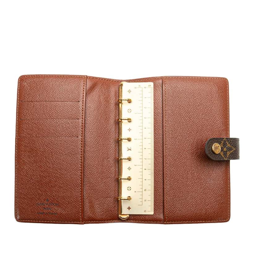 Louis Vuitton Monogram Agenda PM Brown Canvas Good condition - Model View