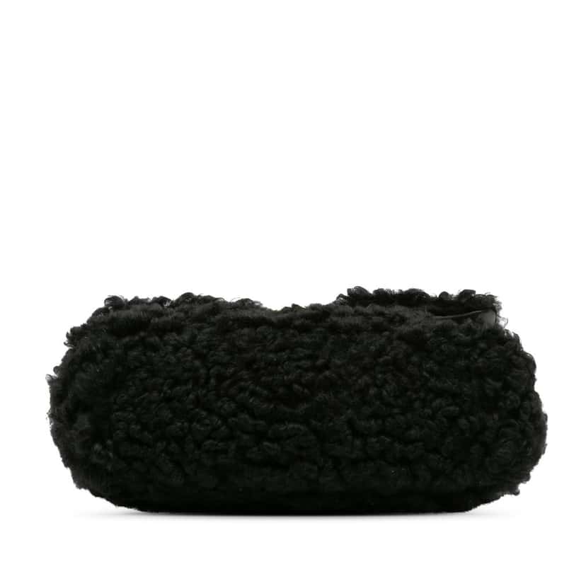 Chanel Medium Shearling 19 Flap Black Good condition - Inside View