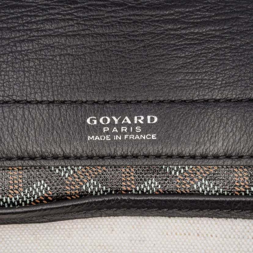 Goyard Goyardine Rouette PM Black Canvas Good condition - Box View