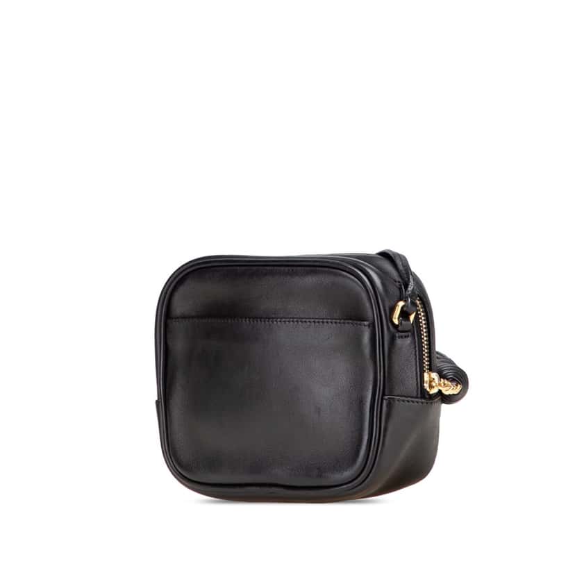Saint Laurent Nappa Monogram Star Blogger Bag Black Leather Good condition - Back View