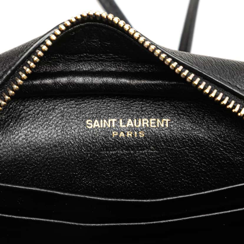 Saint Laurent Nappa Monogram Star Blogger Bag Black Leather Good condition - Box View