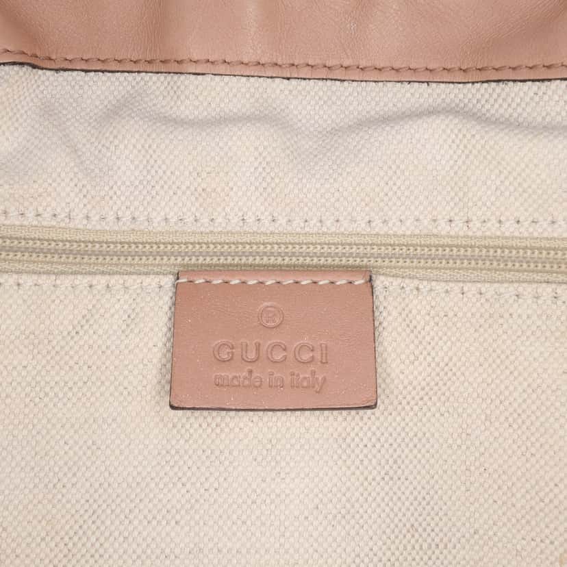 Gucci Diamante Canvas Sukey Satchel Brown Canvas Good condition - Box View