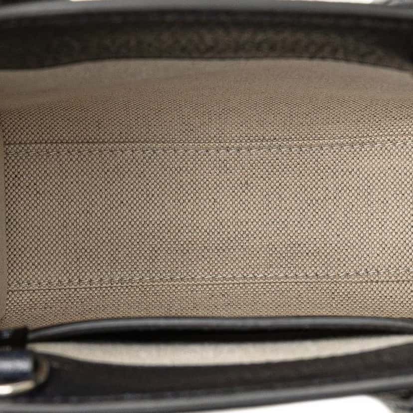 Gucci Mini GG Supreme Interlocking G Satchel Brown Canvas Good condition - Model View