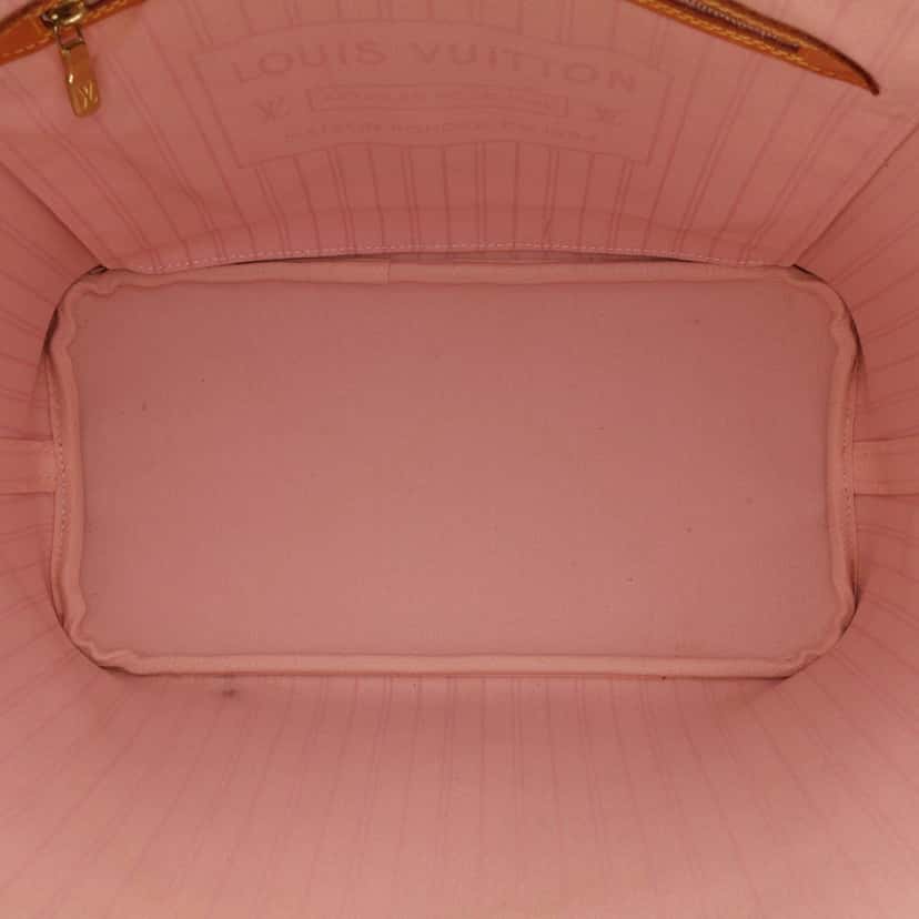 Louis Vuitton Damier Azur Neverfull MM White Canvas Good condition - Model View