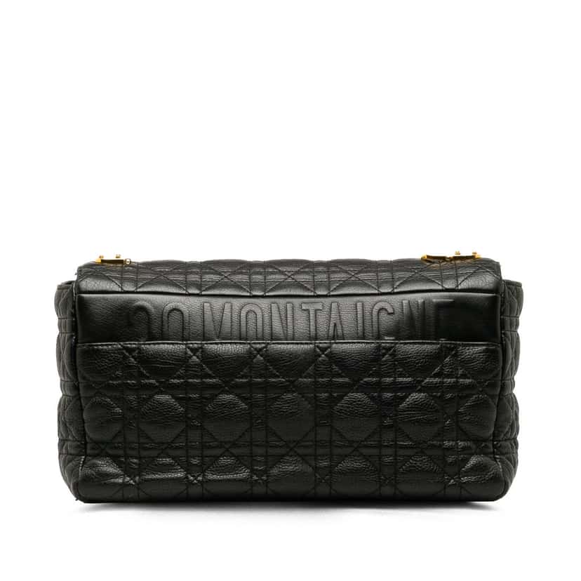 Dior Large Cannage Caro Black Leather Good condition - Inside View