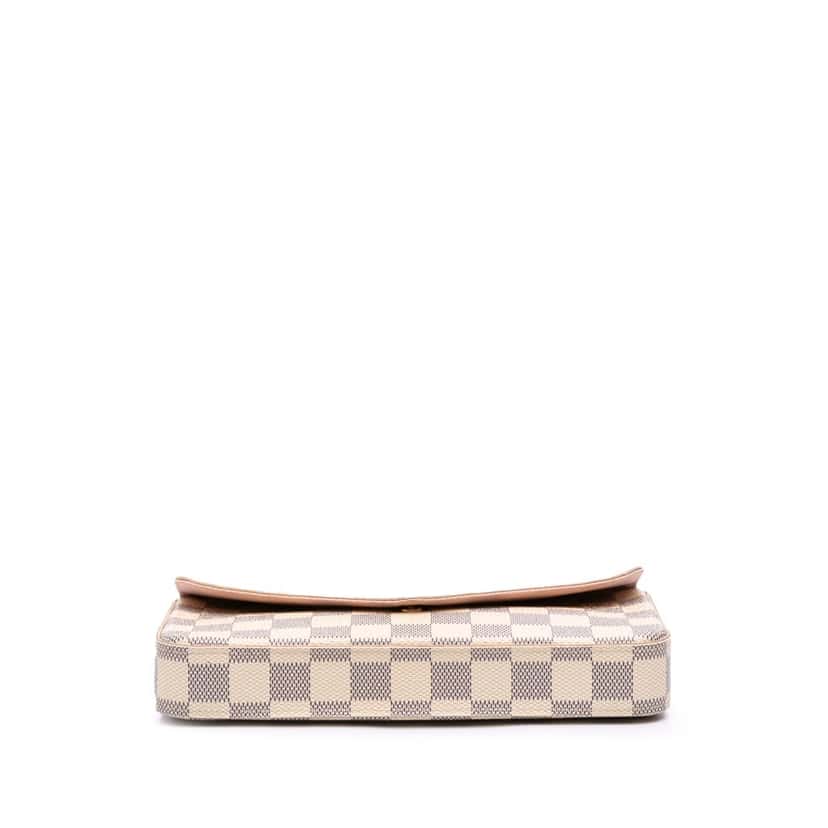 Louis Vuitton Damier Azur Pochette Felicie White Canvas Good condition - Inside View