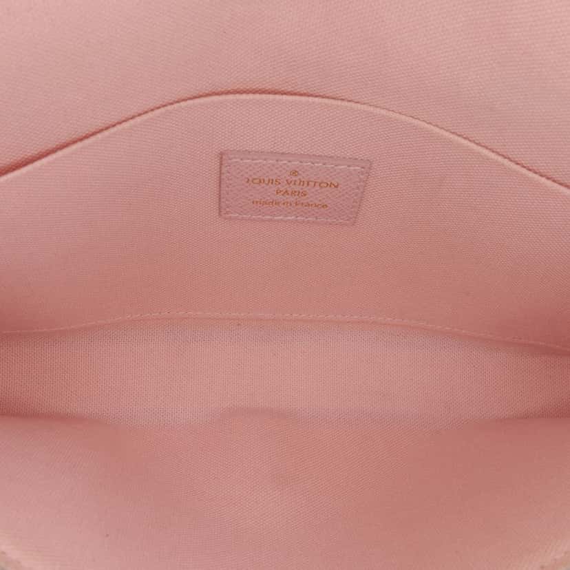 Louis Vuitton Damier Azur Pochette Felicie White Canvas Good condition - Box View