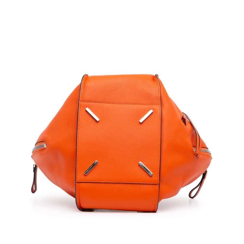 Loewe Small Leather Hammock Satchel Orange Leather Good condition - Inside View