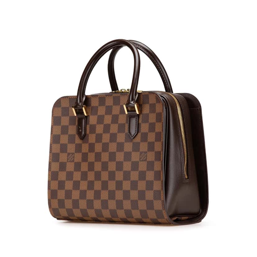 Louis Vuitton Damier Ebene Triana Brown Canvas Good condition - Back View