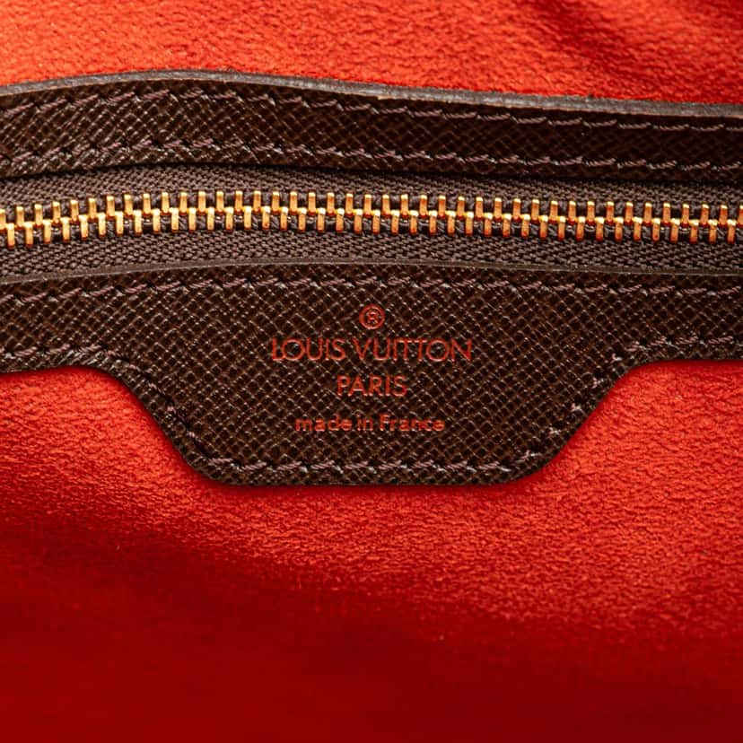 Louis Vuitton Damier Ebene Triana Brown Canvas Good condition - Box View