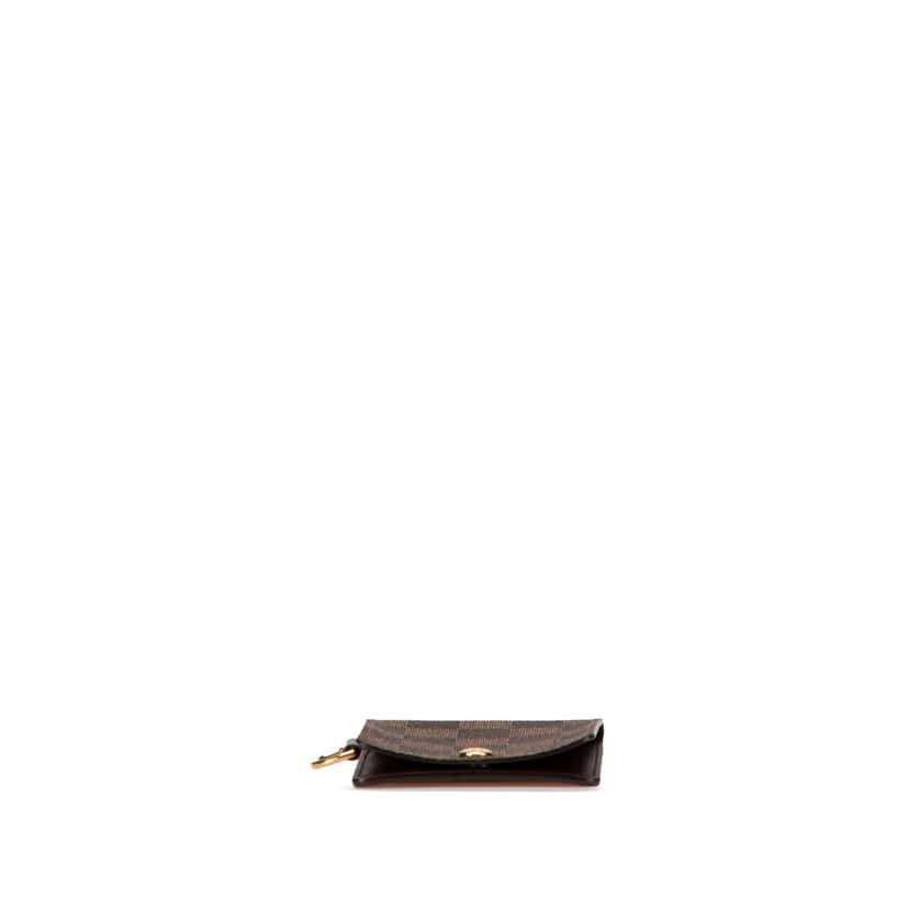 Louis Vuitton Damier Ebene Porte Carte ID Bandouliere Brown Canvas Good condition - Inside View
