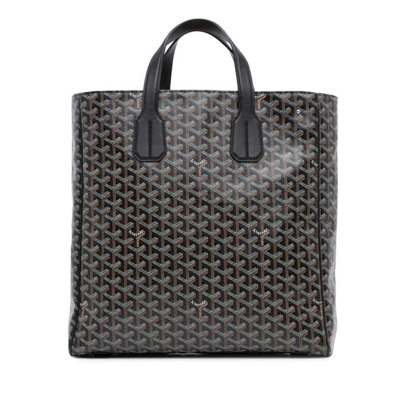 Goyard Goyardine Voltaire Black Canvas Good condition - Front View