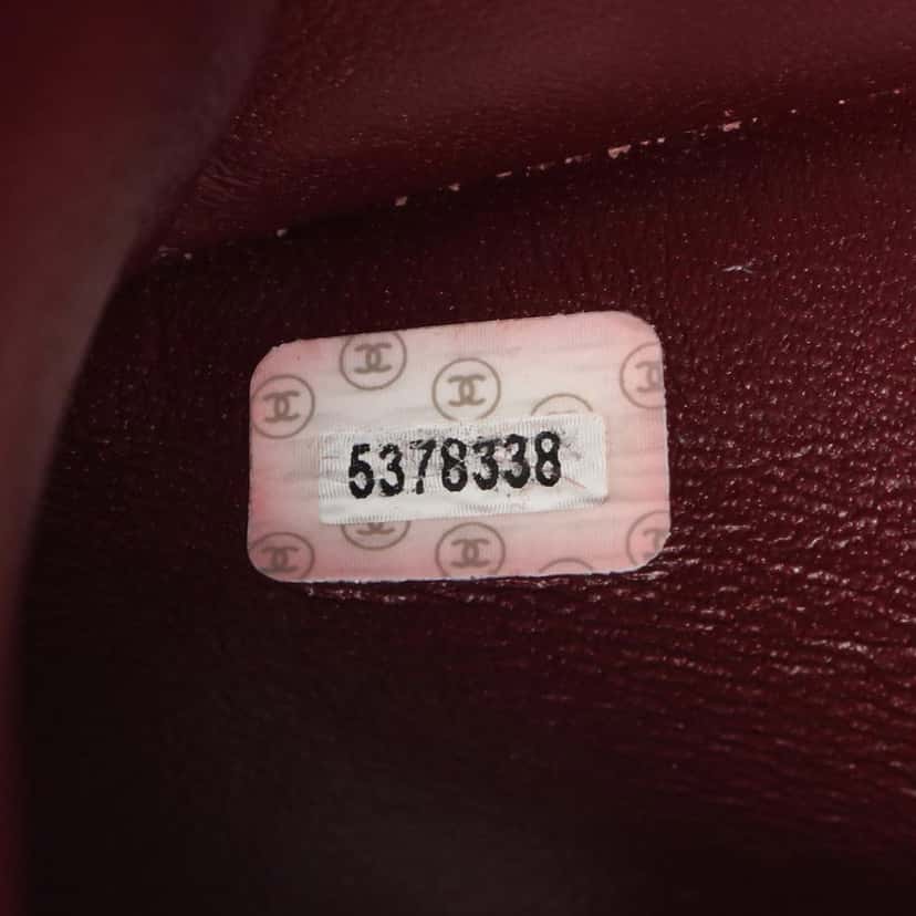 Chanel Medium CC Quilted Lambskin Half Single Flap Black Leather Good condition - Box View