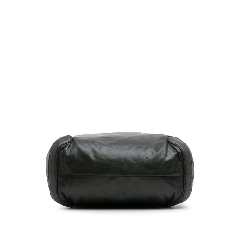 Gucci Medium Leather Galaxy Chain Hobo Green Leather Good condition - Inside View