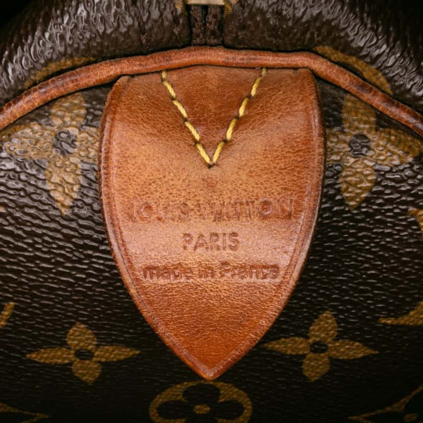 Louis Vuitton Monogram Speedy 30 Brown Canvas Good condition - Box View