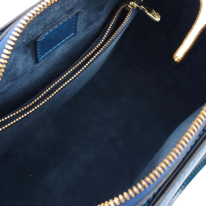 Louis Vuitton Epi Pont-Neuf Blue Leather Good condition - Inside View