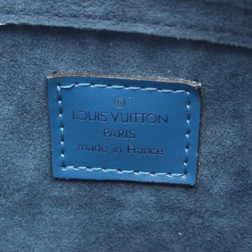 Louis Vuitton Epi Pont-Neuf Blue Leather Good condition - Model View