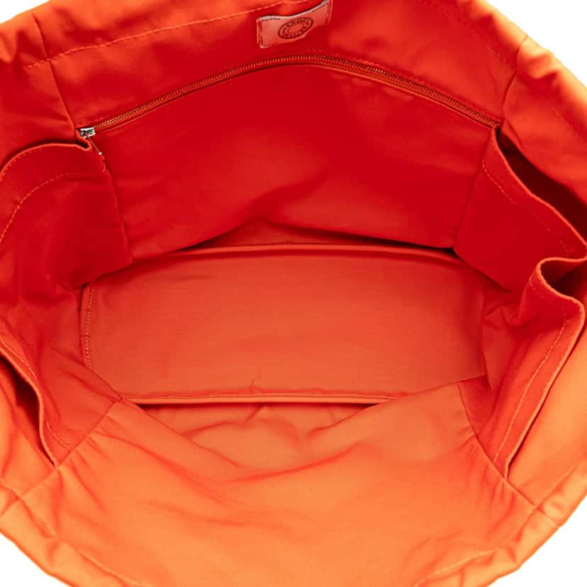 Hermès Toile Sac de Pansage Grooming Bag Blue Canvas Good condition - Model View