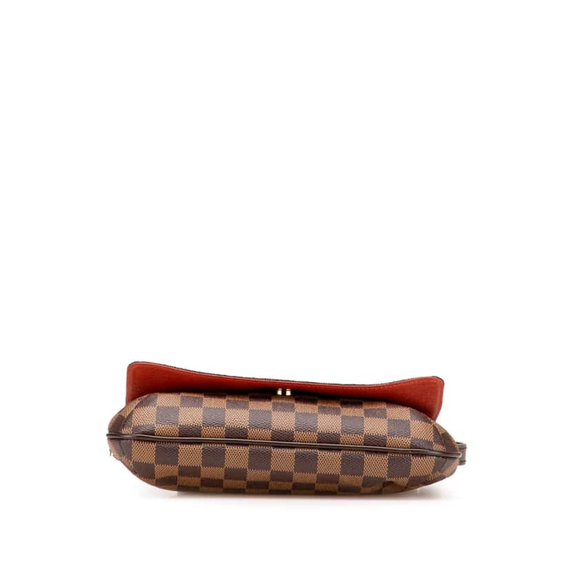 Louis Vuitton Damier Ebene Musette Tango Long Strap Brown Canvas Good condition - Inside View