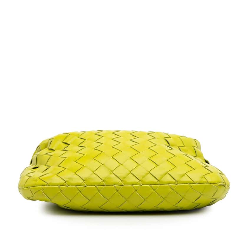 Bottega Veneta Mini Nappa Intrecciato Jodie Green Leather Good condition - Inside View