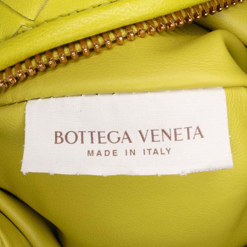 Bottega Veneta Mini Nappa Intrecciato Jodie Green Leather Good condition - Box View