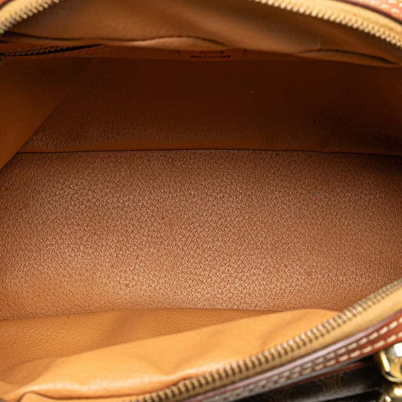 Celine Macadam Coated Canvas Handbag Brown Canvas Good condition - Model View