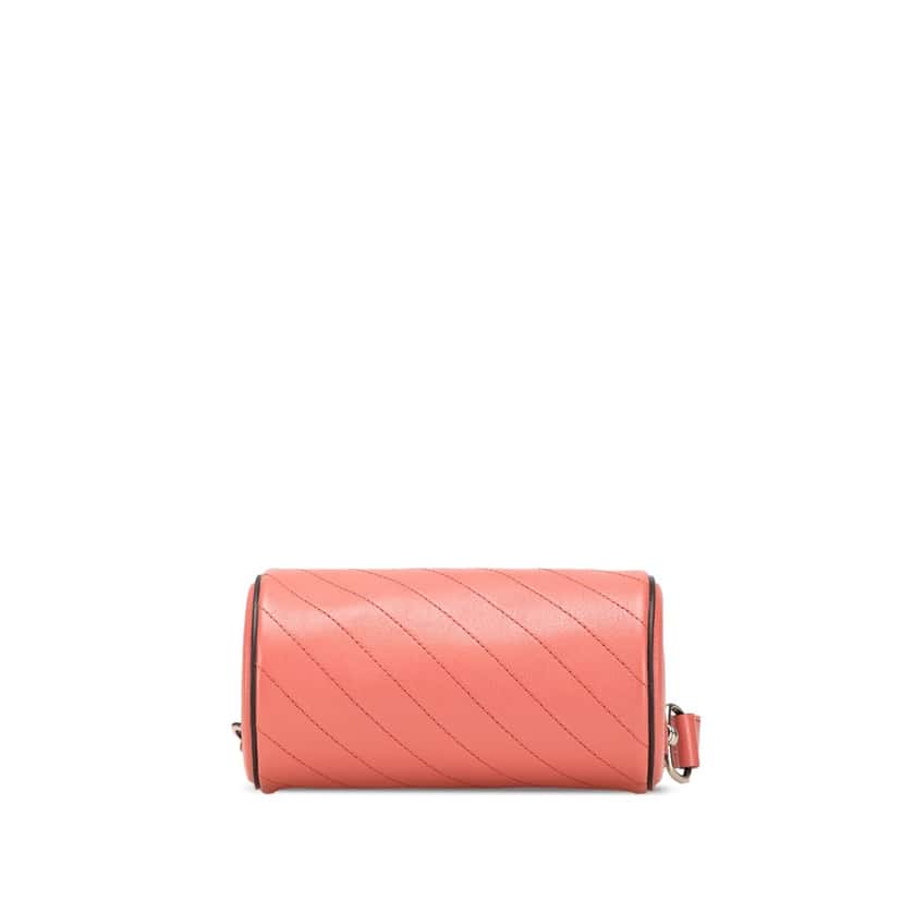 Gucci Mini Leather Blondie Barrel Shoulder Bag Pink Leather Good condition - Inside View