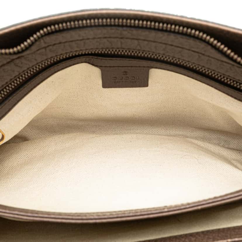 Gucci Medium GG Supreme Ophidia Crossbody Brown Canvas Good condition - Model View