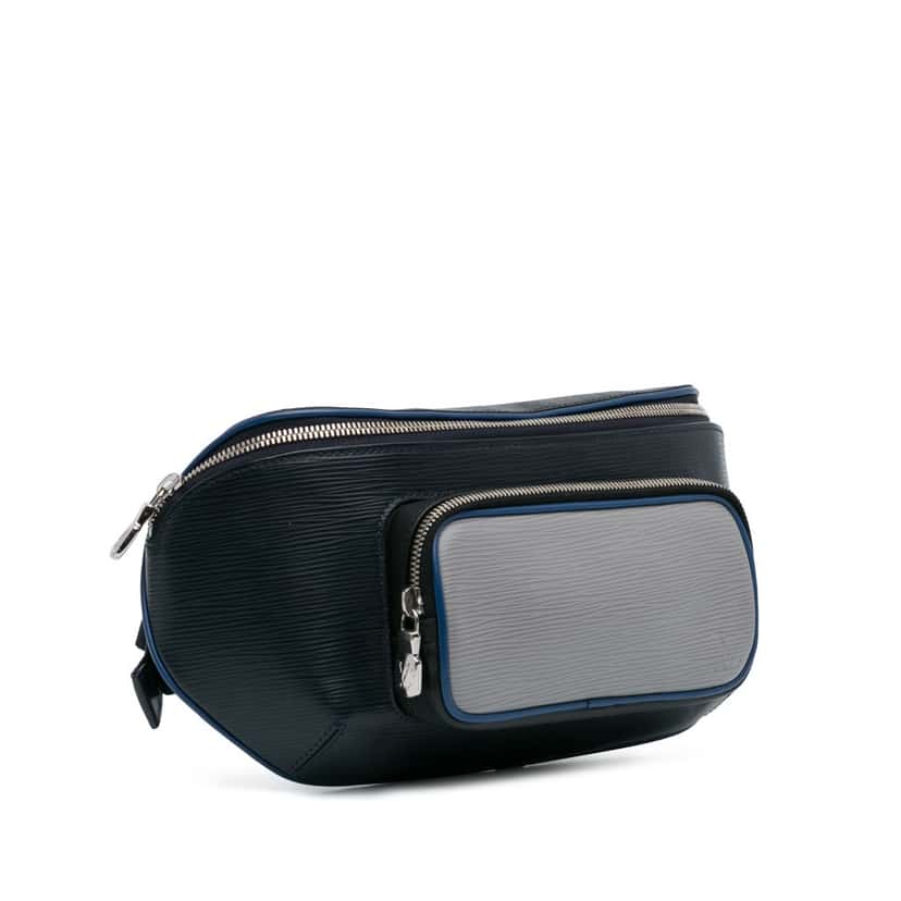 Louis Vuitton Epi Damier Graphite Bumbag Blue Leather Very good condition - Back View