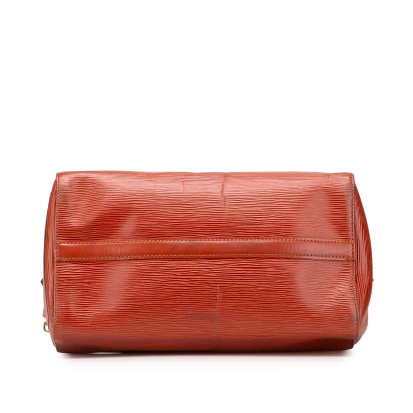 Louis Vuitton Epi Speedy 30 Brown Leather Good condition - Inside View