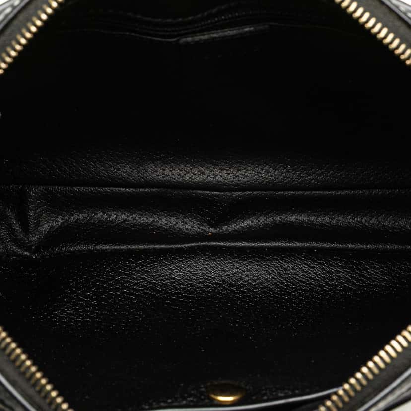 Celine Macadam Coated Canvas Clutch Black Canvas Good condition - Model View