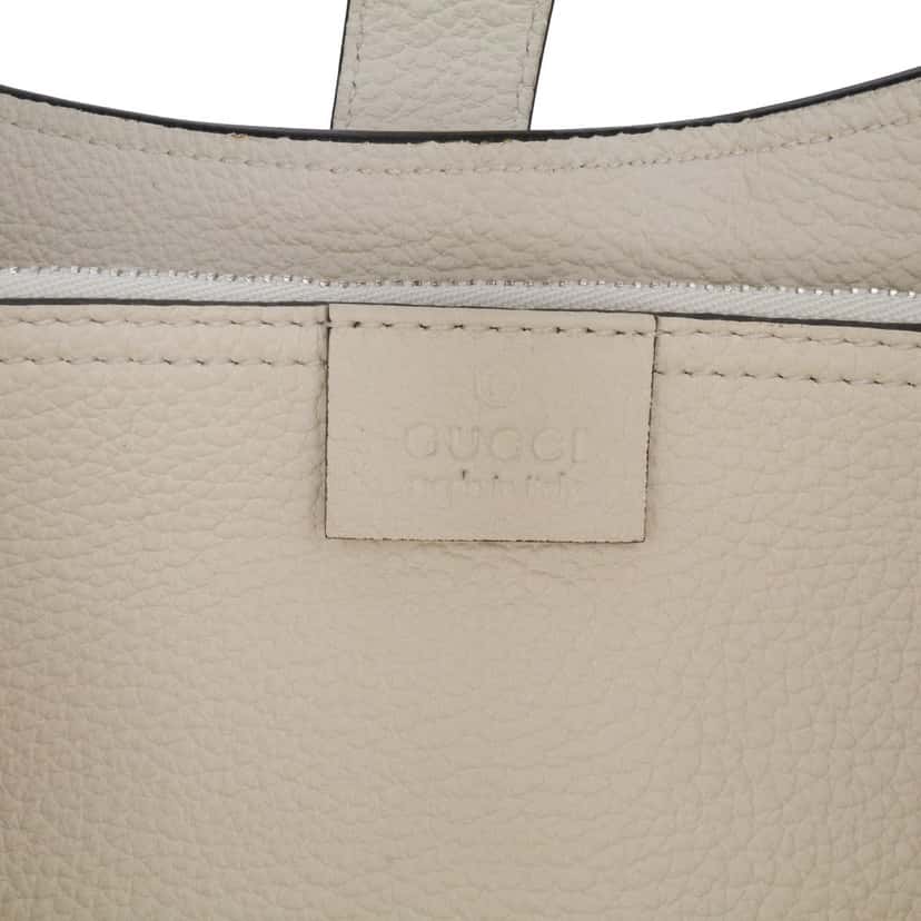 Gucci Calfskin Soft Jackie Hobo White Leather Good condition - Box View