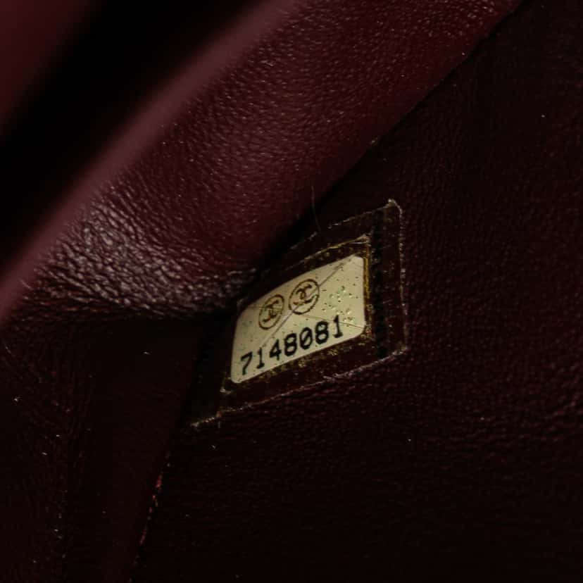 Chanel Medium Classic Lambskin Double Flap Black Leather Good condition - Box View